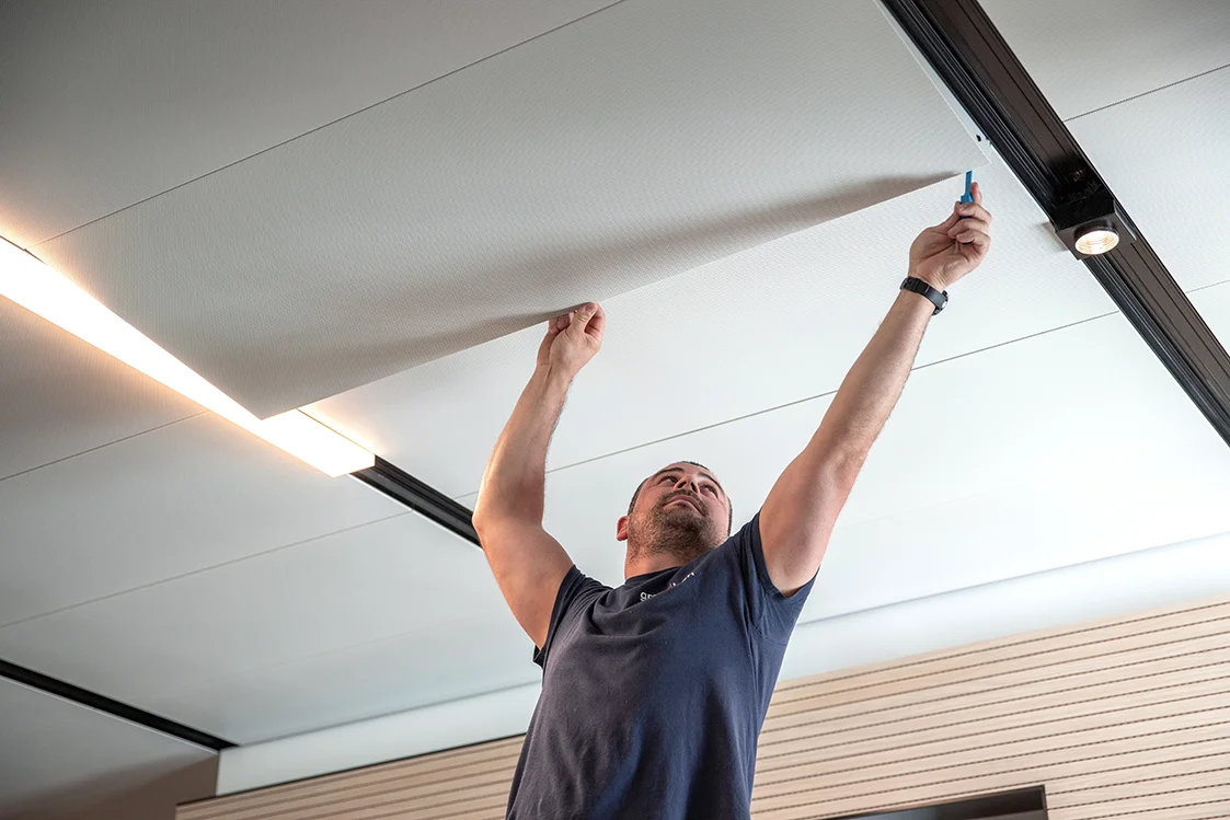 Apertura controsoffitto Smart Roll — step 3
