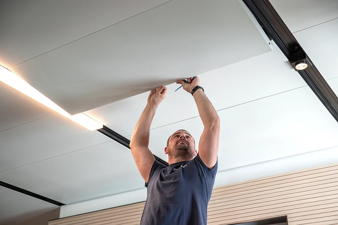 Apertura controsoffitto Smart Roll — step 4